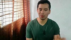 Bisexual taxi driver barebacks mature man's ass while girlfriend watches huge cock action.