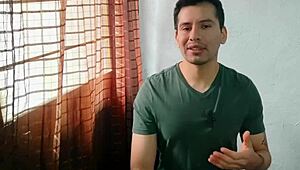 Bisexual taxi driver barebacks mature man's ass while girlfriend watches huge cock action.