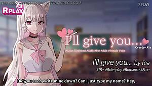 i'll roleplay as ria 18 korean girl with english subs for you!