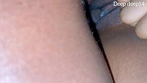 whose black neighbor's huge cock is stretching this yummy clean chubby pussy rough?