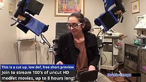 Behind scenes dr tampa humiliates lilly hall in hospital with gaping pussy exam