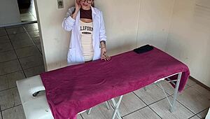 damn this married latina redhead masseuse drops ring for sloppy deepthroat choke on client