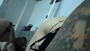 Colombian latina spreads big ass for boyfriend's deep vagina fingering