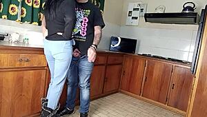 wanna see this quickie kitchen doggy pounding wet shaved pussy?