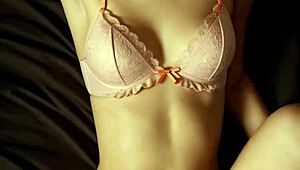 What secrets hide under sweet romanian model's sexy lingerie panties?