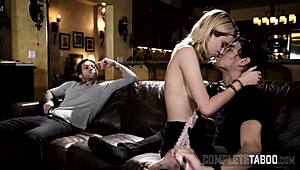 she's that banged-up blonde taboo teen getting extreme group action at 18+