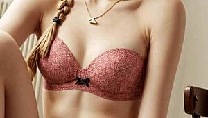 What secrets hide under sweet romanian model's sexy lingerie panties?