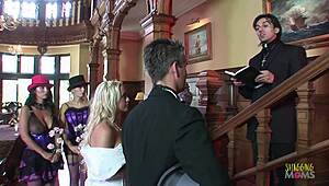 Holy Water Reveals Milf Bridesmaids as Demons Starting Anal Dp Group Sex Double Penetration Facial