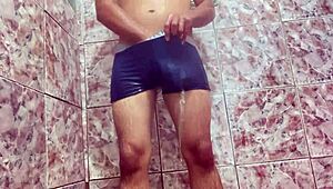 Novinho's Massive Cock Bulges Under Underwear, Ready to Pound Wet Holes