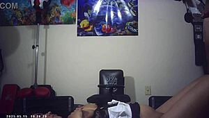 behind the scenes i'm pounding her shaved pussy hard til massive cumshot climax keeps going