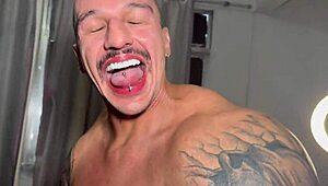 blonde brazilian slut eagerly takes dp from three horny guys bareback