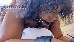 how does this thick ebony baddie take bbc so deep in every position?