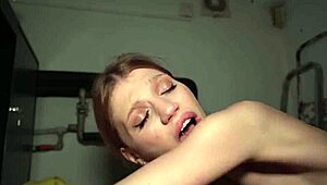 i'm pounding hot barista's tight pussy in her car cowgirl
