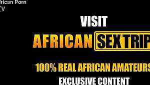 fit ebony slut rides huge black cock rough to massive cumshot afterparty