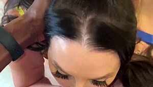 hey check these two big tit hotties sharing that thick black cock