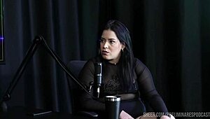 SEE THROUGH PRI MELANCIA'S STEAMY PODCAST PRELIMINARIES PART 2!