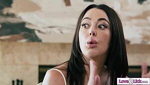 Petite 18+ Girl With Small Tits Gets Seduced By Three Horny Lesbians!