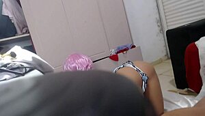 lick her navel then sloppy pussy after drink pour slut begs more