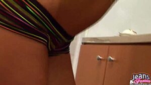 i love THESE JEANS hugging my petite skinny frame