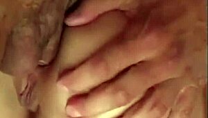 curvy brunette rims boyfriend's ass during facesitting then rides him in anal cowgirl