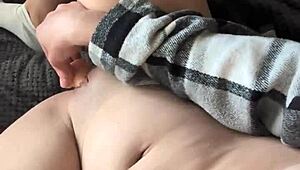 pov thick white girl fucks her dildo hard