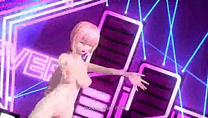 whoa megurine luka's big tits n ass nude mod fever 😍