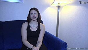 sasha ryderr strips then takes bbc anal creampie with clothes ripped off