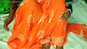 Wow! Indian Aunt's Juicy Hairy Pussy Pounded Hard Outdoors at Ranch!