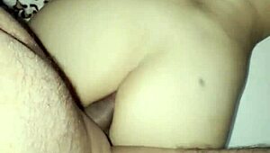 Petite latina shakes hips to milk cock with juicy ass and big dildo
