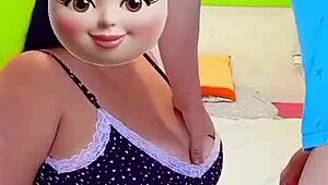 bbw milf films her big tits curves to spark excitement