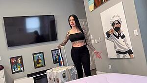 stepsis lacey jayne reverse cowgirls teddy tarantino's huge dick 💦🍆