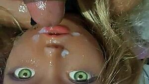 that dumb little whore doll spreads for street cash pounding