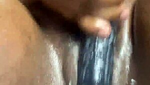 omg stella rose's fat ass pussy gettin drilled so hard by huge oiled dildo she squirts like a whore!!