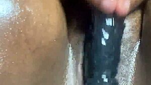 omg stella rose's fat ass pussy gettin drilled so hard by huge oiled dildo she squirts like a whore!!