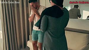 Hot muslim slut turns our lesson into haram doggystyle pussy pounding quickie