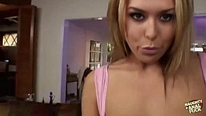 Slutty Blonde Tiffany Raine Fucked in Pierced Pussy and Tight Ass