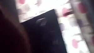 Chubby crossdresser twerks fat ass in panties