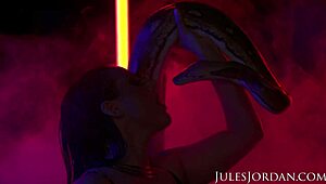 angela white's dark seduction... fucking jules jordan's monster cock outdoors!!