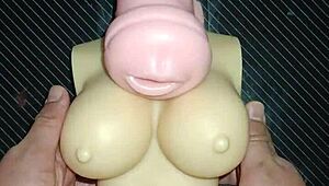 kissy and dolly's ass-to-mouth anal with creampie tits finish