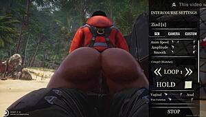 whoa 😍 big ass big tit curvy milf alissa pounds fat boss outdoors squirts on his small cock for promotion!!