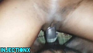 it all kicked off in the shower with her big tits and that monster cock