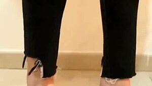 Wow millionaire boss lady feet make you cum hard!