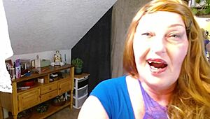 Redhead Business Woman Hires Escort for Multiple Cum in Mouth with Dawnskye1962 IR Roleplay Humiliation