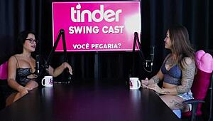 Safada Shows Boquete After Tinder Swing Cast with Flor de Damiana - Sheer Red