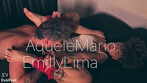 picture my sexy latina feet tied up tight while you dive into this wet bound pussy
