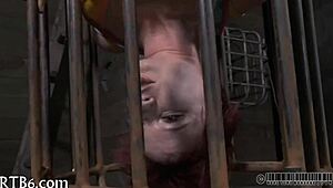 pornstar dives deep into intense sadomasochism play with ropes and whips