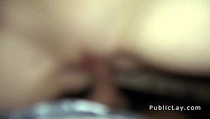 european brunette amateurs picked up for public outdoor group pussy bang pov