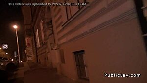 european brunette amateurs picked up for public outdoor group pussy bang pov