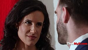 Penny Barber blindsfolds Ken for naughty BDSM submission feels