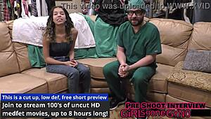 aria nicole spreads for perv doctor toys vibrator session tampa!! 😈🩺🍑